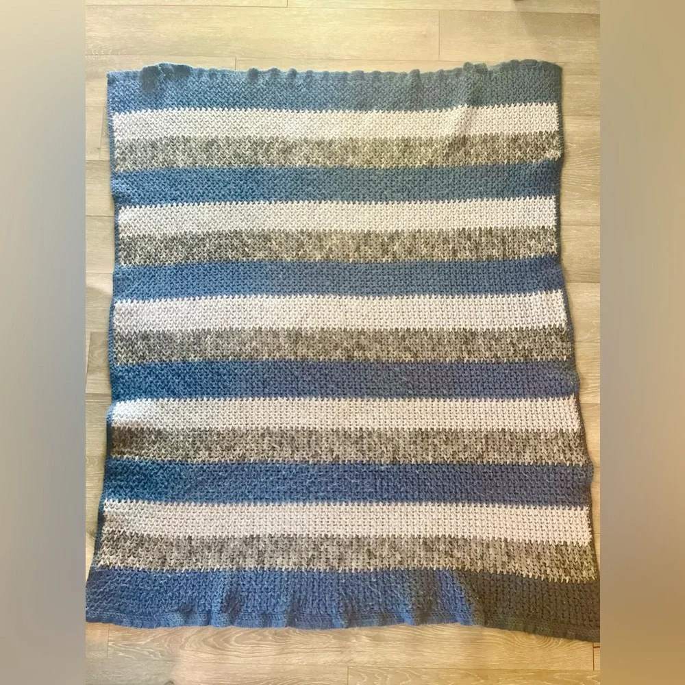Handmade Crochet Afghan Throw Blanket